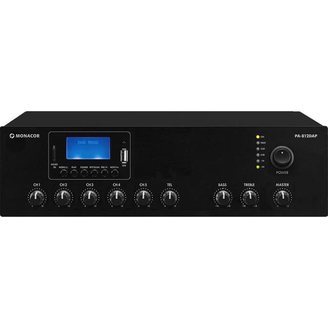 Monacor PA-812DAP ELA-forstærkere 1 stk