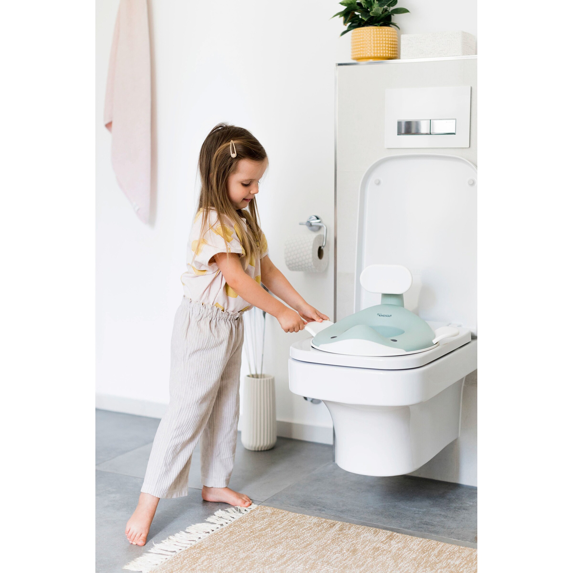 Kindsgut Toilettensitz Wal aquamarin