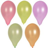 Ballon de baudruche 'Fluo', couleurs assorties