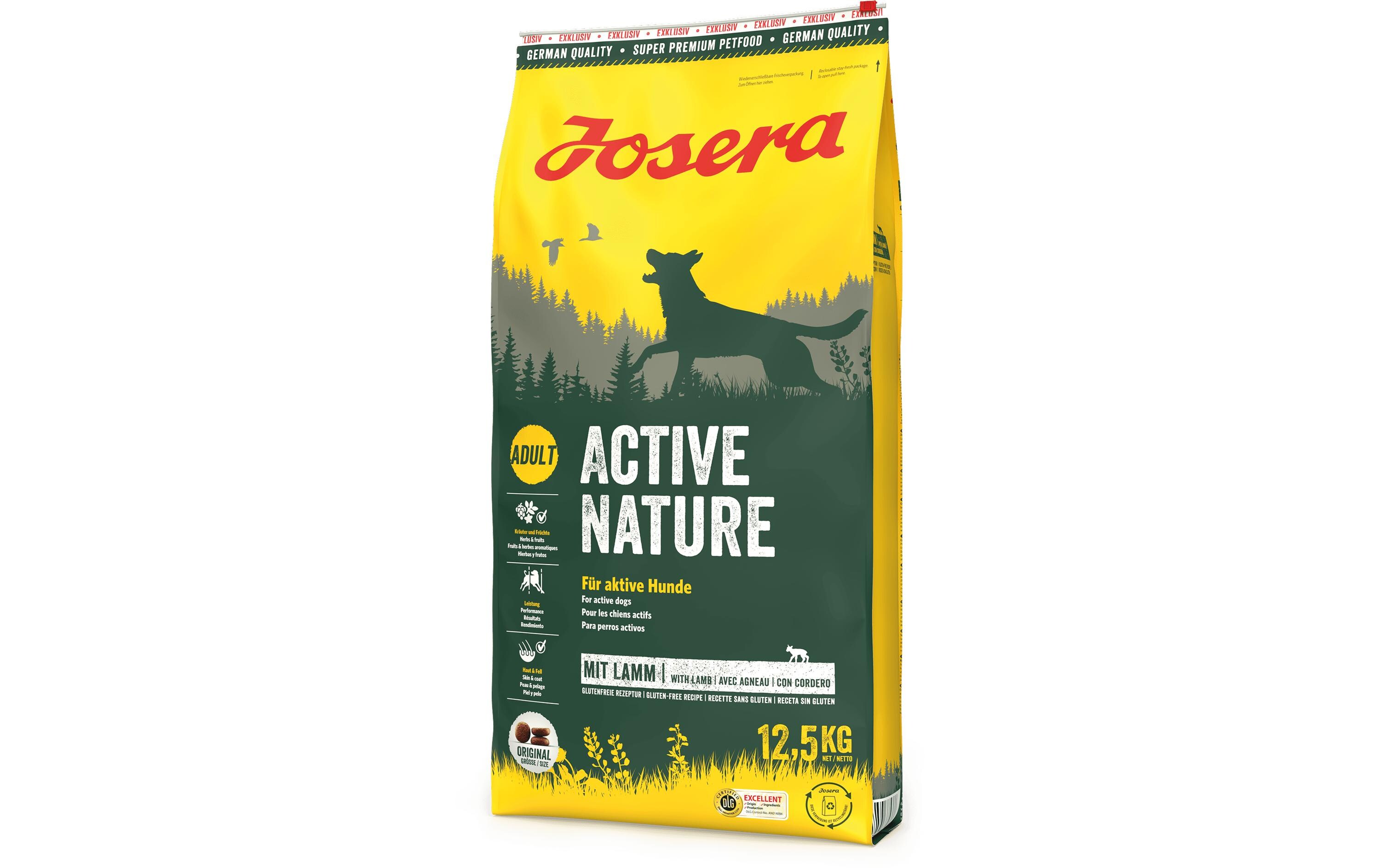 Trockenfutter Active Nature, 900 gAlleinfuttermittel für ausgewachsene Hunde