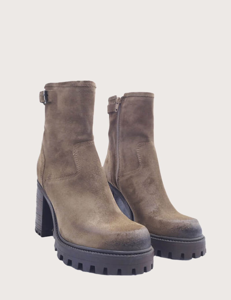 PAOYAMA BOTTINES ILDA PEAU TAUPE
