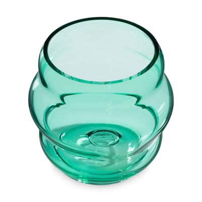 Vase Muse M, Smaragdfarben
