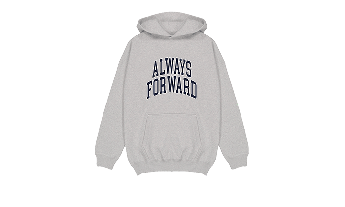 Always Forward Hoodie Grey - 48h Delivery