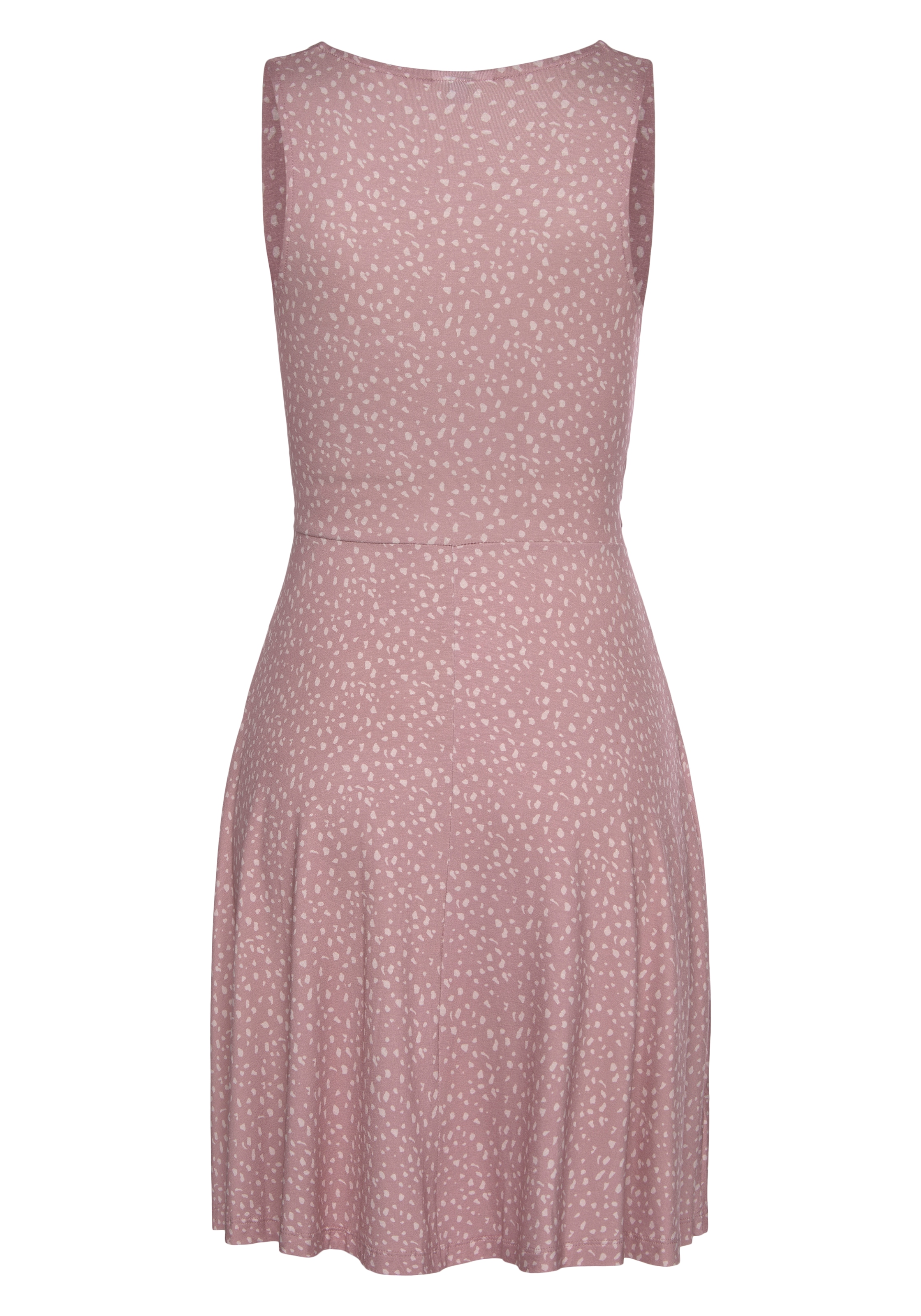 Vivance Jerseykleid mit Alloverdruck in Wickeloptik, Sommerkleid, Strandkleid
