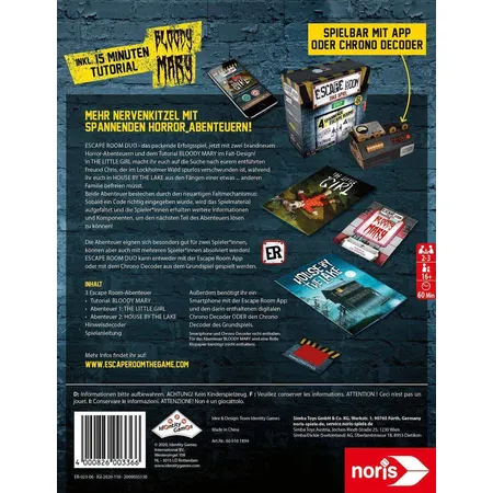 Noris Spiele Escape Room Duo