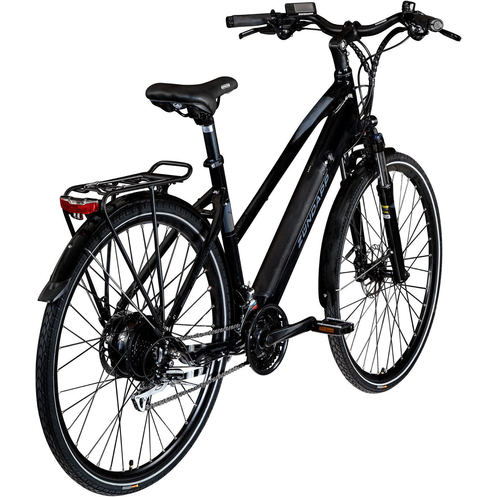 Zündapp Damen Elektro-Trekking Bike Z810 - schwarz-grau - 28 Zoll
