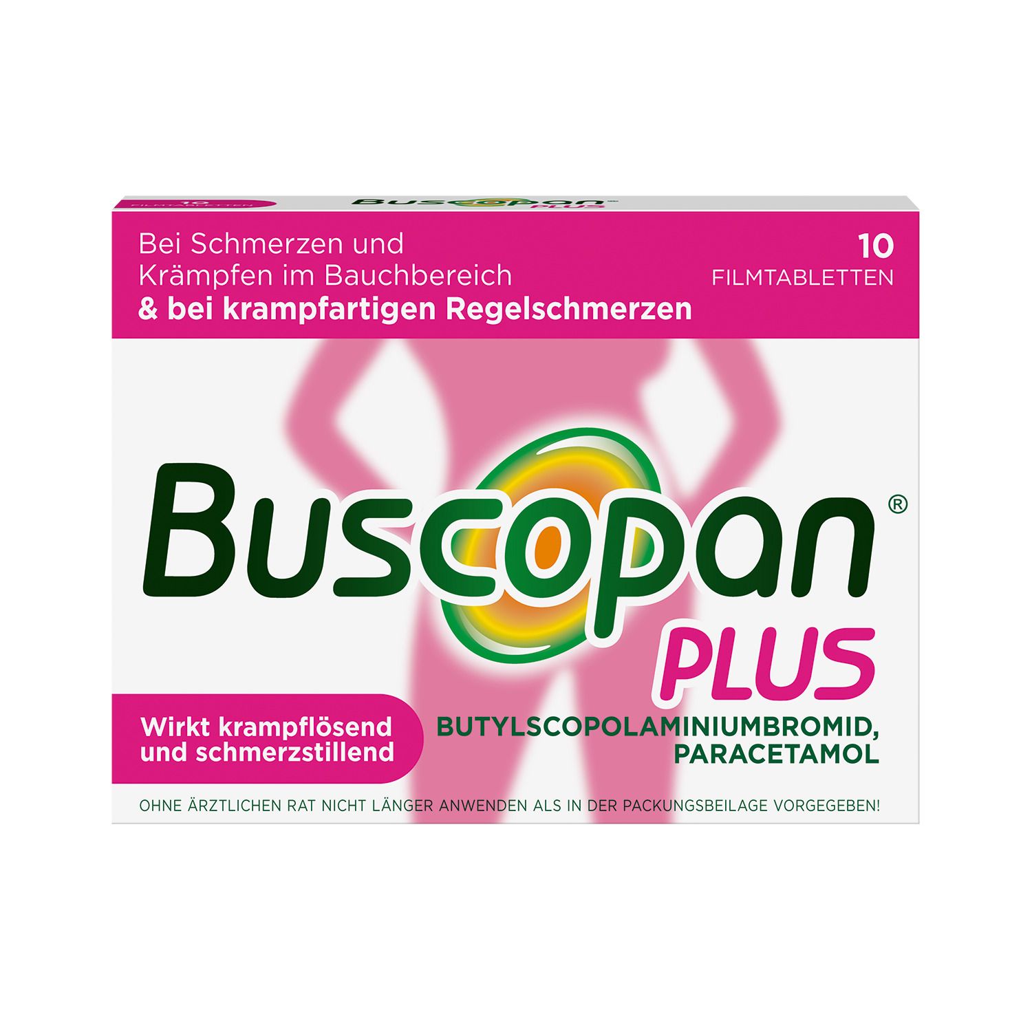 Buscopan PLUS bei Regelschmerzen