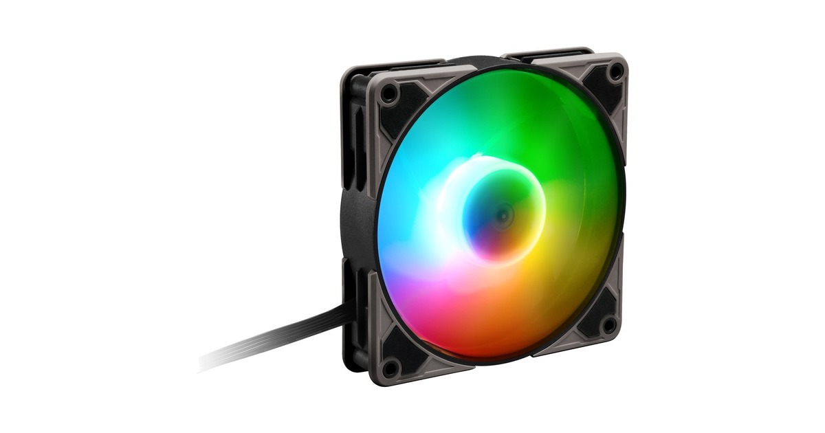 SharkoonSilentStorm 120 PWM RGB case fan  (120 x 120 x 25 mm)