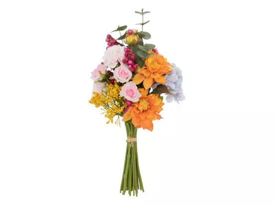 Bouquet composé Hortensia Fleurs artificielles H 53 cm