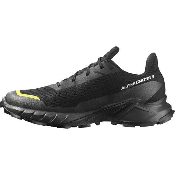Chaussure trail SALOMON ALPHACROSS 5 GORE-TEX BLACK/PEAT/SULPHUR SPRING