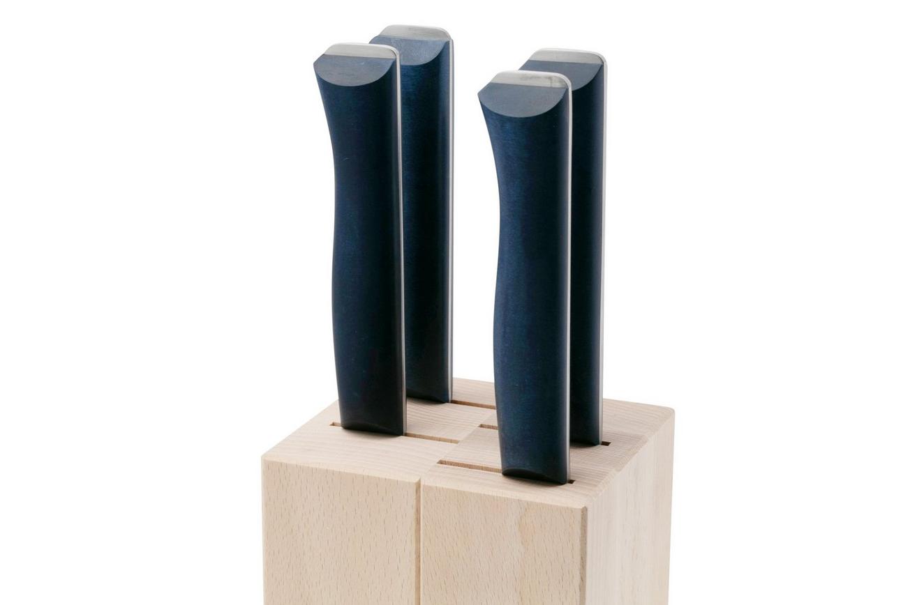 Opinel Intempora 2404, 5-delige messenset incl. blok