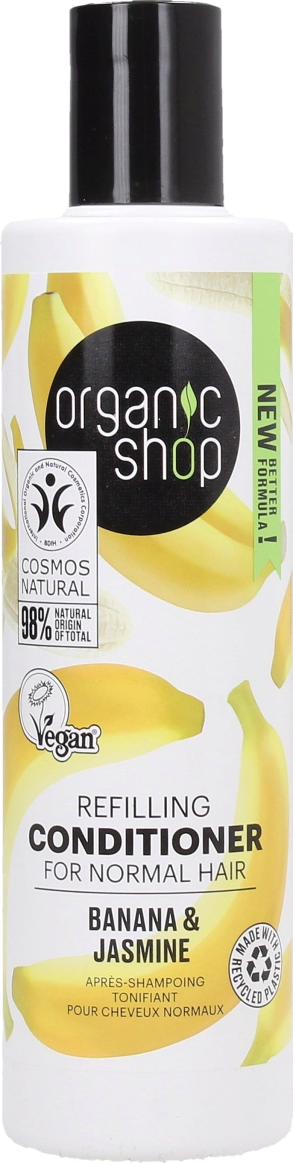 Organic Shop  Refilling Conditioner Banana & Jasmine, 280 ml