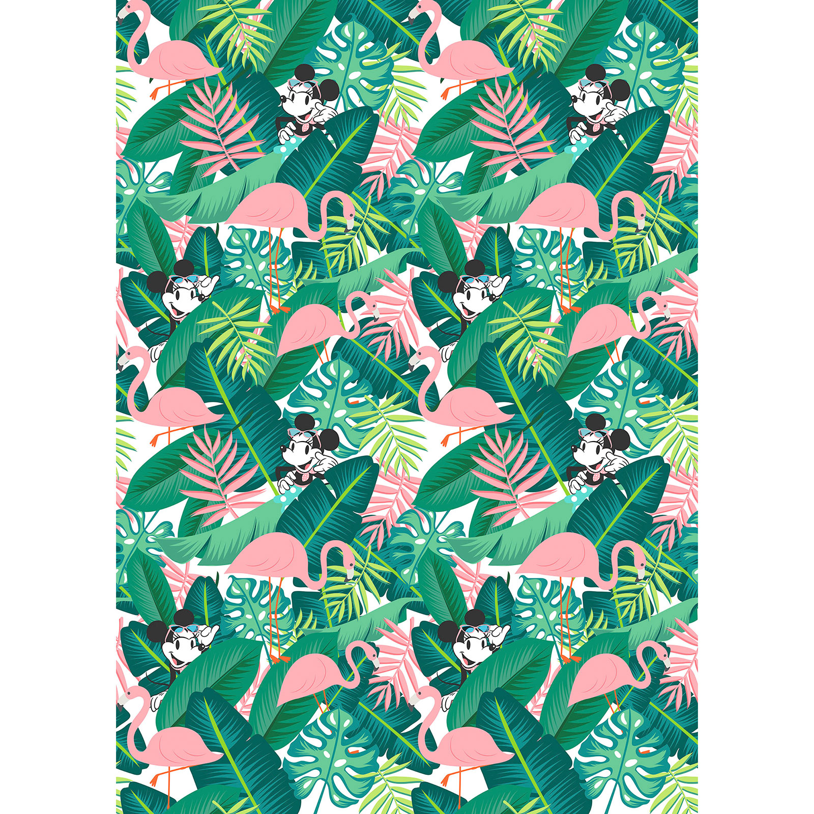 Vlies-Fototapete MINNIE TROPICAL - 200x280 cm