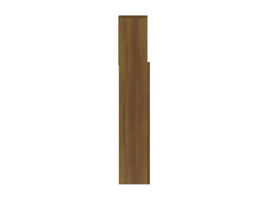 Armoire de tête de lit Chêne marron 180x19x103,5 cm