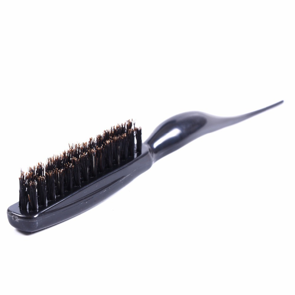 (23cm) Friseur Kamm Haar Styling Stielkamm für Sleek Zopf - Schwarz