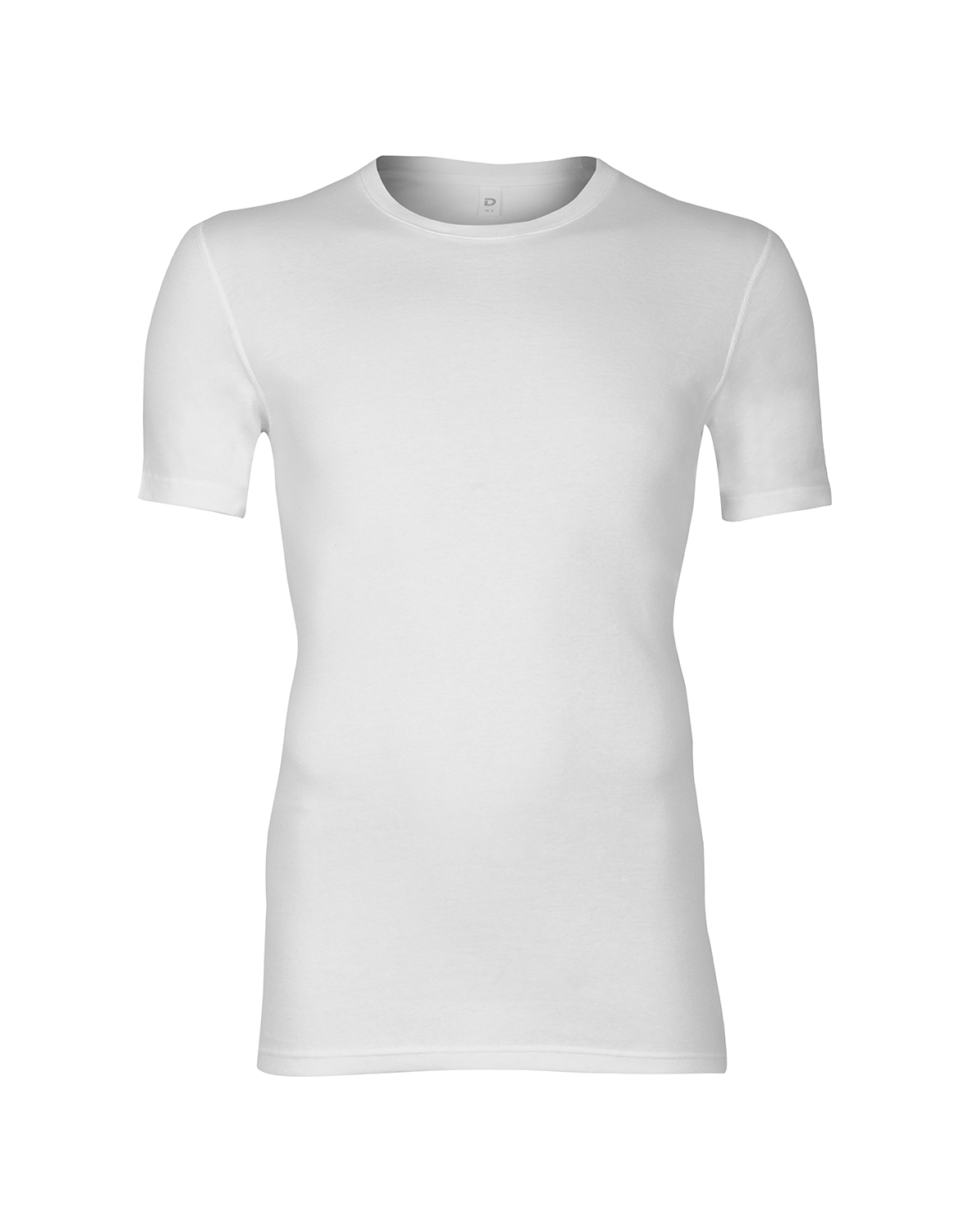 T-shirt van katoen voor heren in Zwart