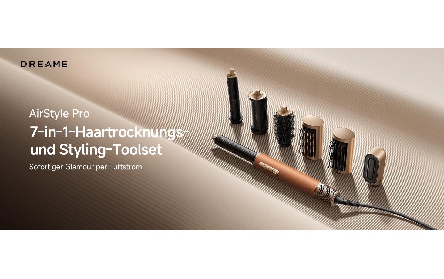 Lockenstab AirStyle Pro<br>7-in-1-Haartrockner-Friseurwerkzeug-Set
