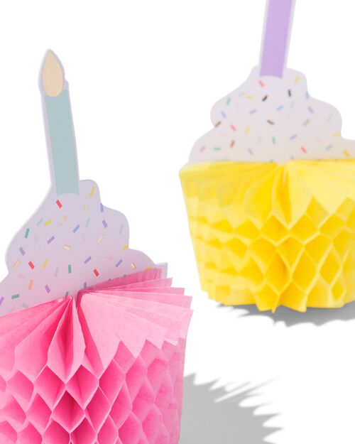 cupcake nid d'abeille lot de 6