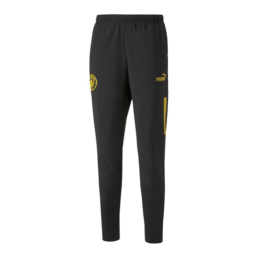 Puma MCFC WOV - Jogging Homme puma black/spectra yellow