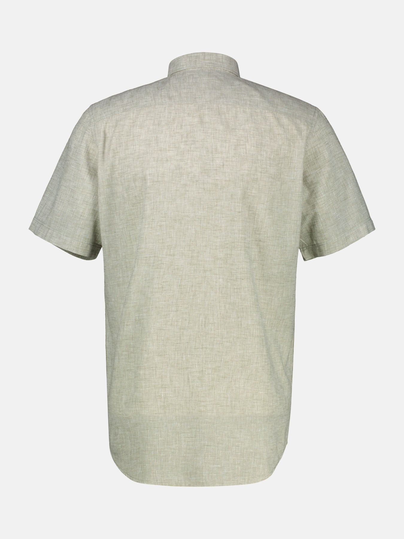 Kurzarmhemd mit verdecktem Button-down-Kragen