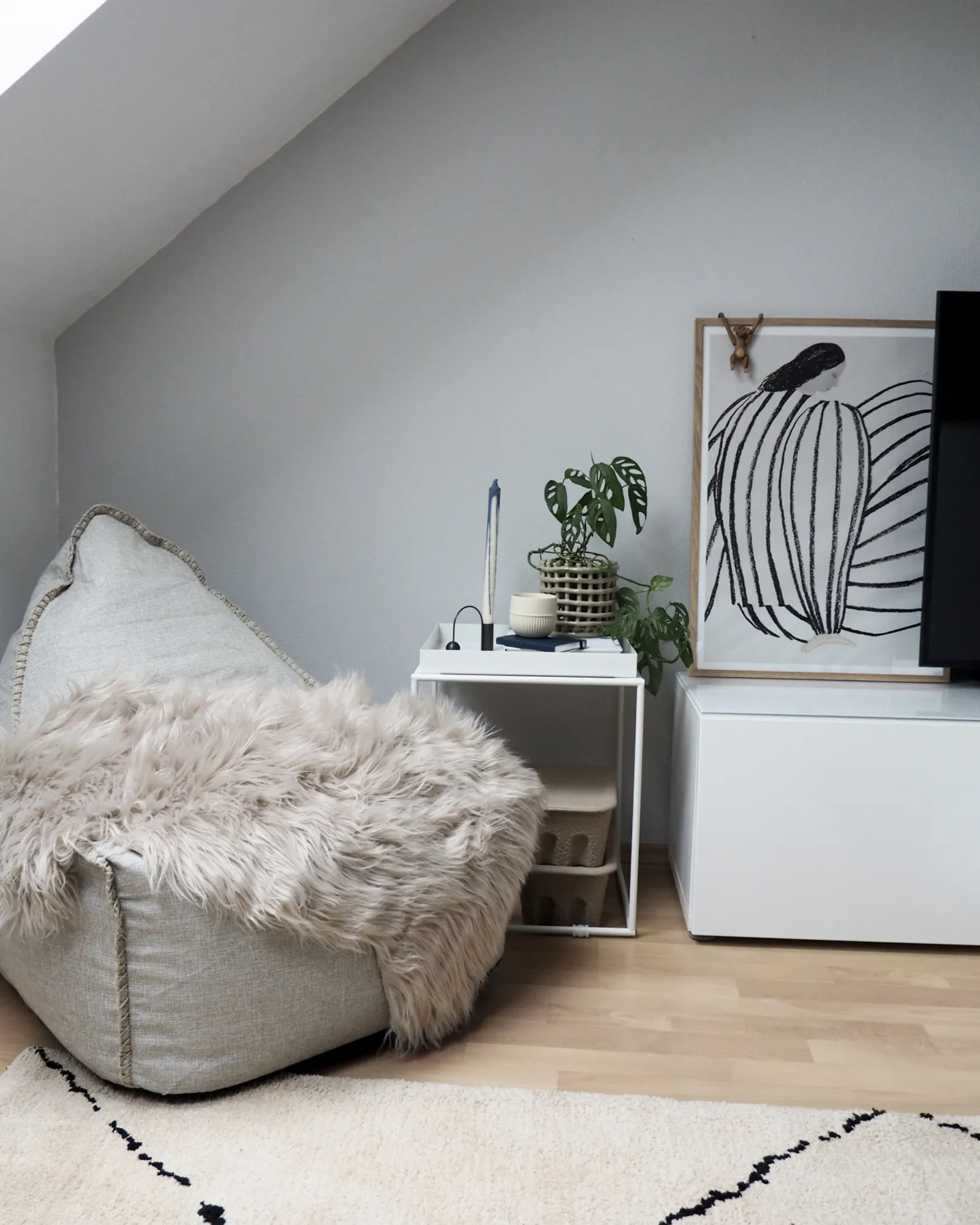 Kunstbontkleed MUNGO Beige 63 x 95 cm