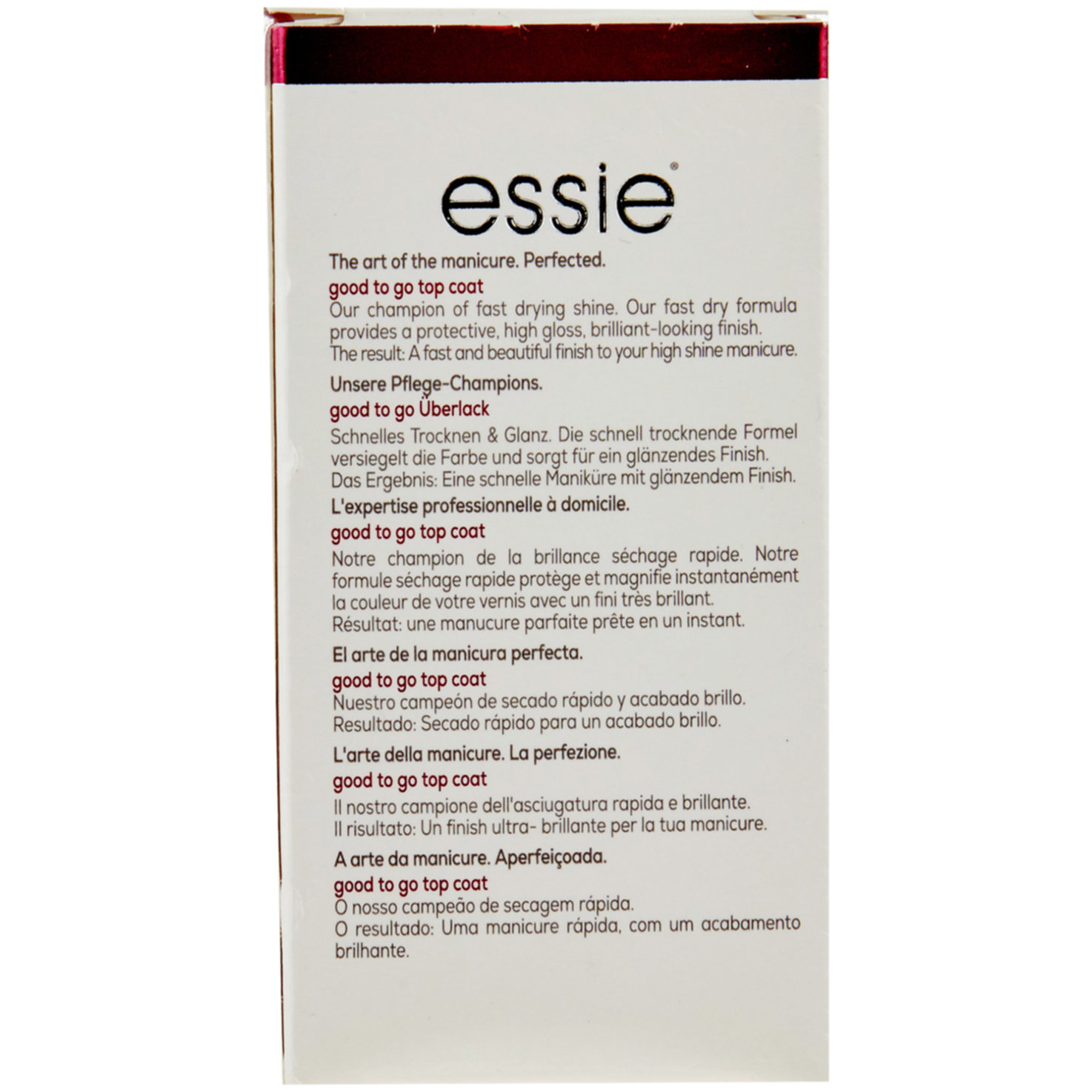 Essie Überlack Good to Go