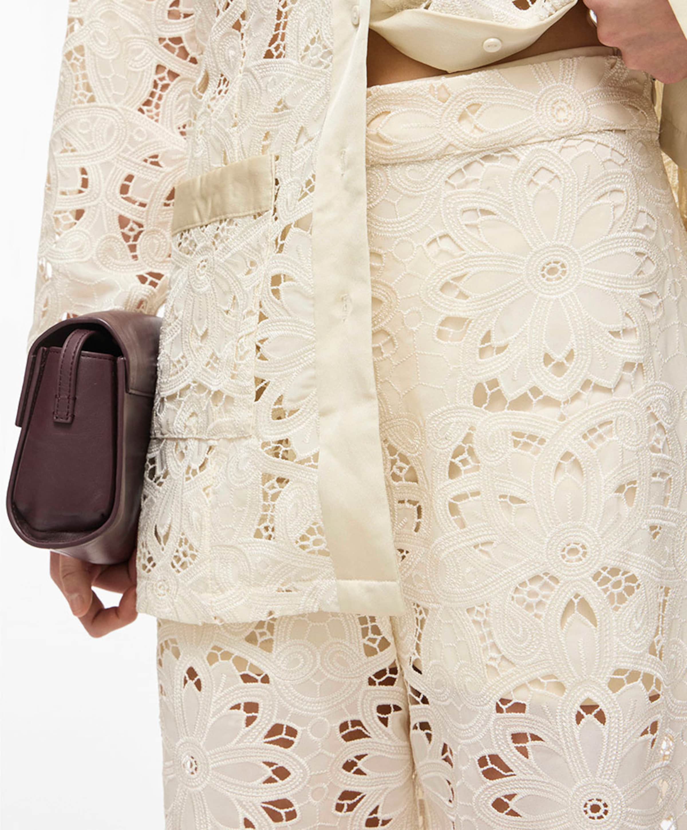 Rouge Edit ROUEMORY HW F/L W/F /1 dames broek beige