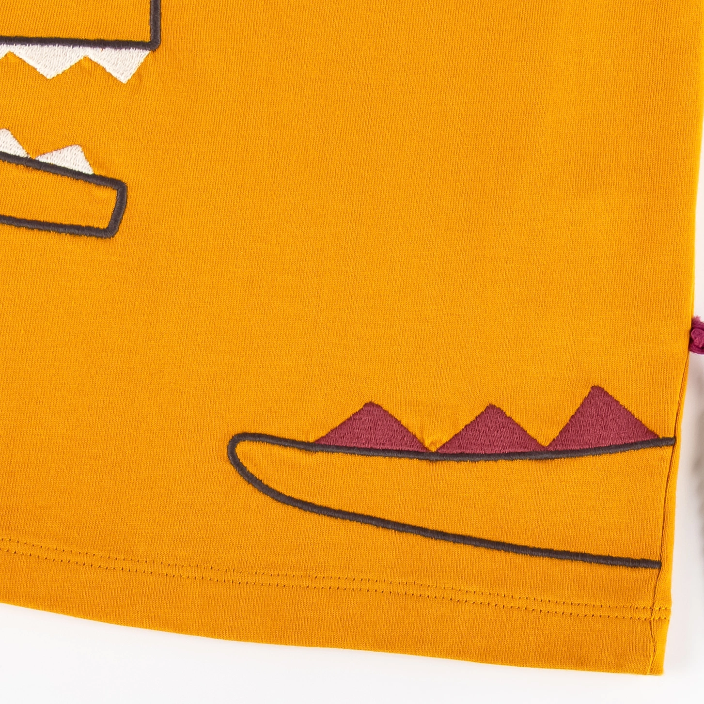 T-Shirt M - WILD CROCODILE in gelb