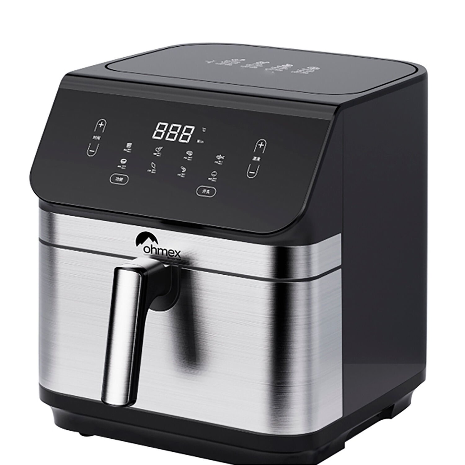 Ohmex Heissluft-Fritteuse, 9 Liter, mit 8 Funktionen