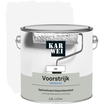 KARWEI voorstrijk dekkend wit 2,5 liter