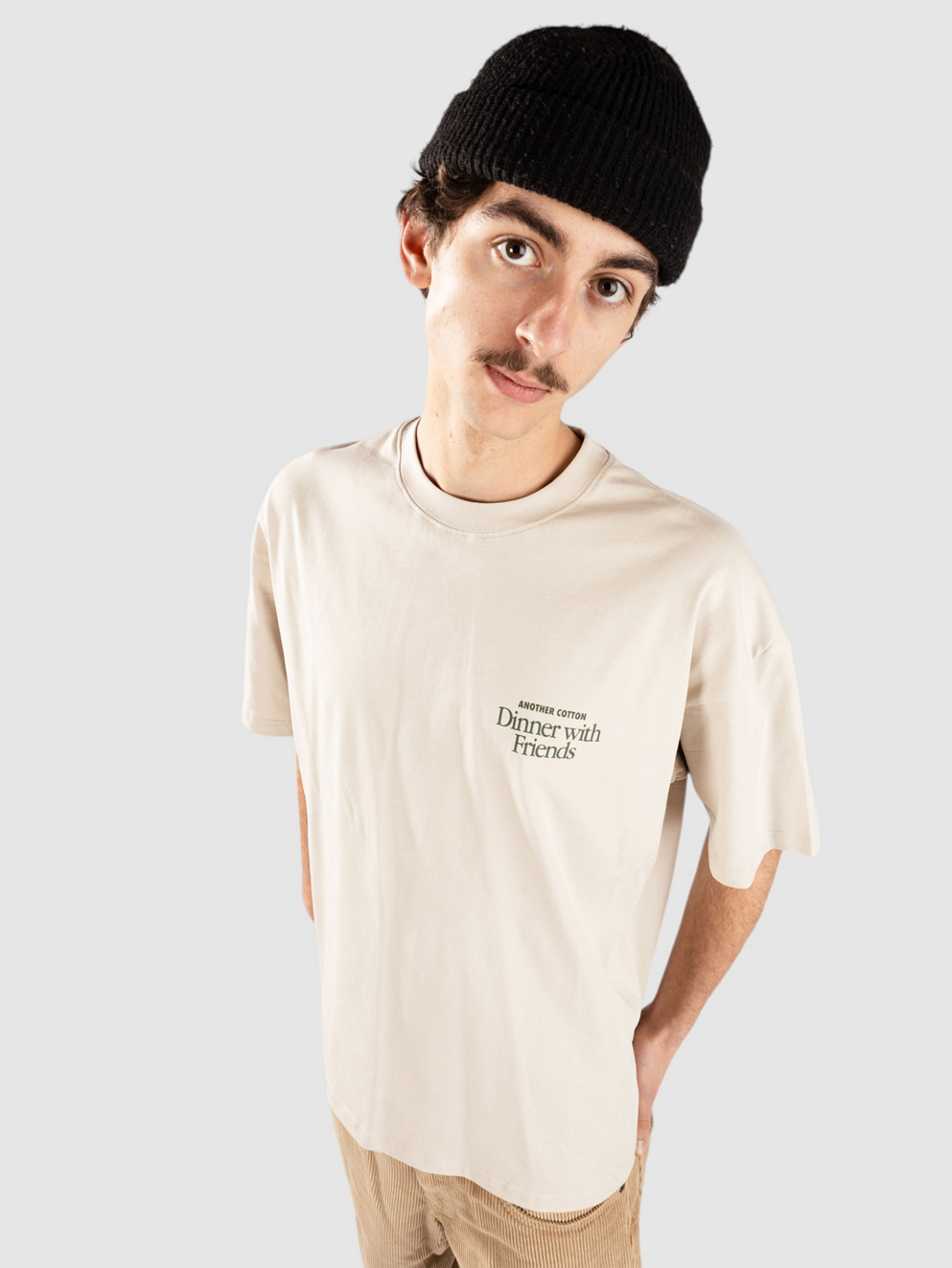Another Cotton Lab Dinner With Friends T-Shirt off white