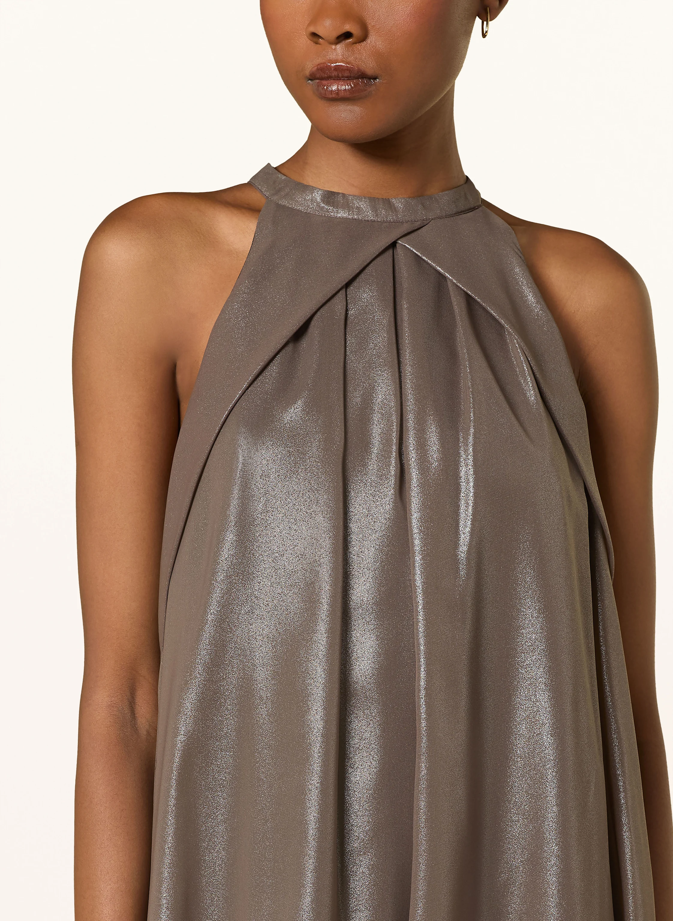 PESERICO Cocktailkleid mit Schmucksteinen
