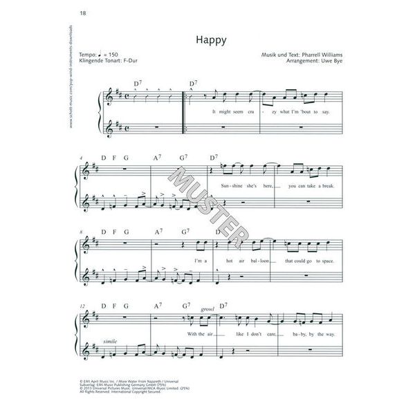 Schott Pop For A-Sax Vol.1