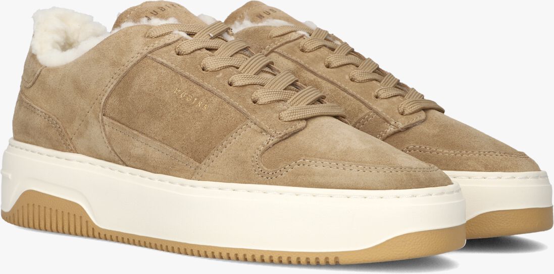 cognac nubikk lage sneakers basket teddy