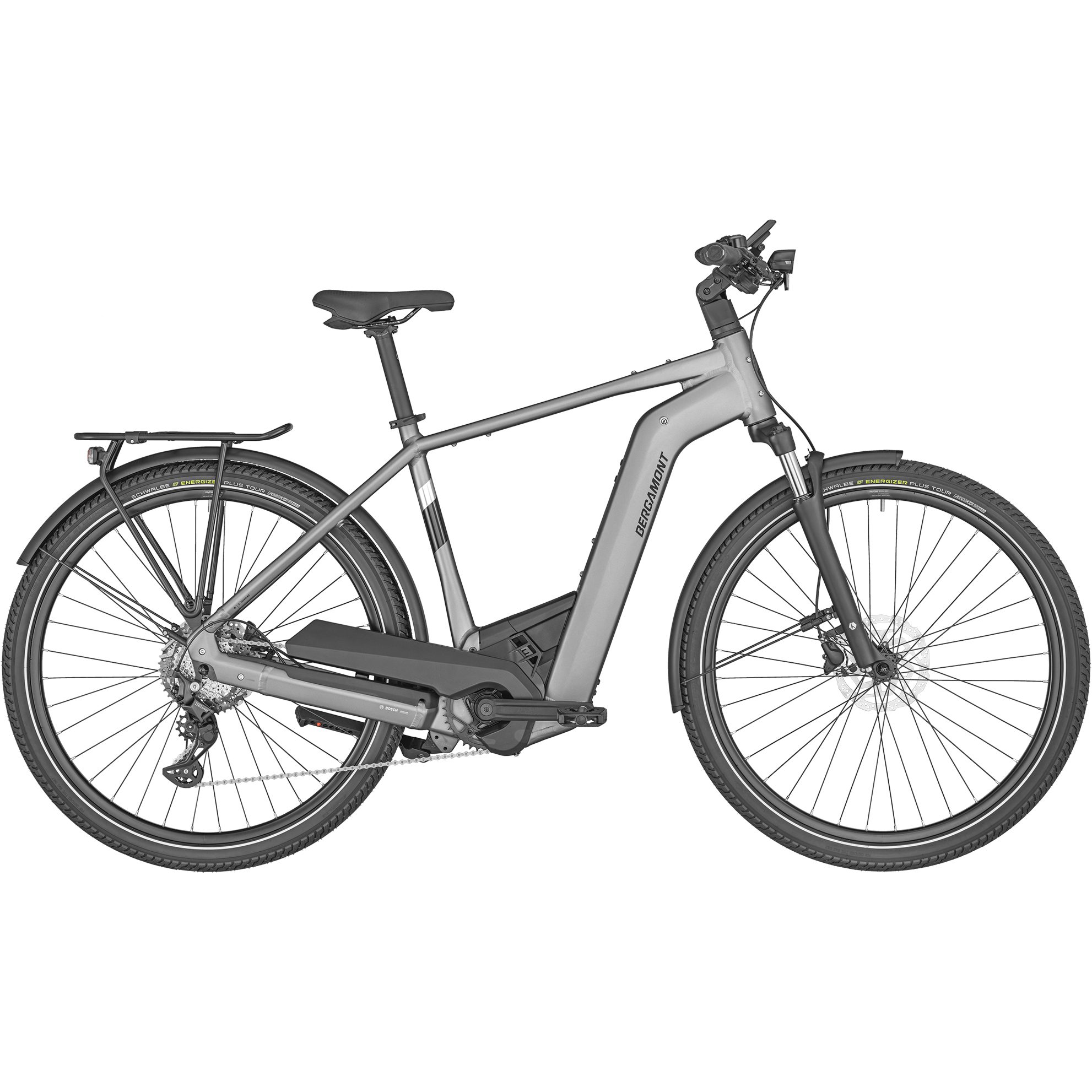 Bergamont E-Horizon Sport 6 Gent E-Trekkingrad Herren matt titanium silver