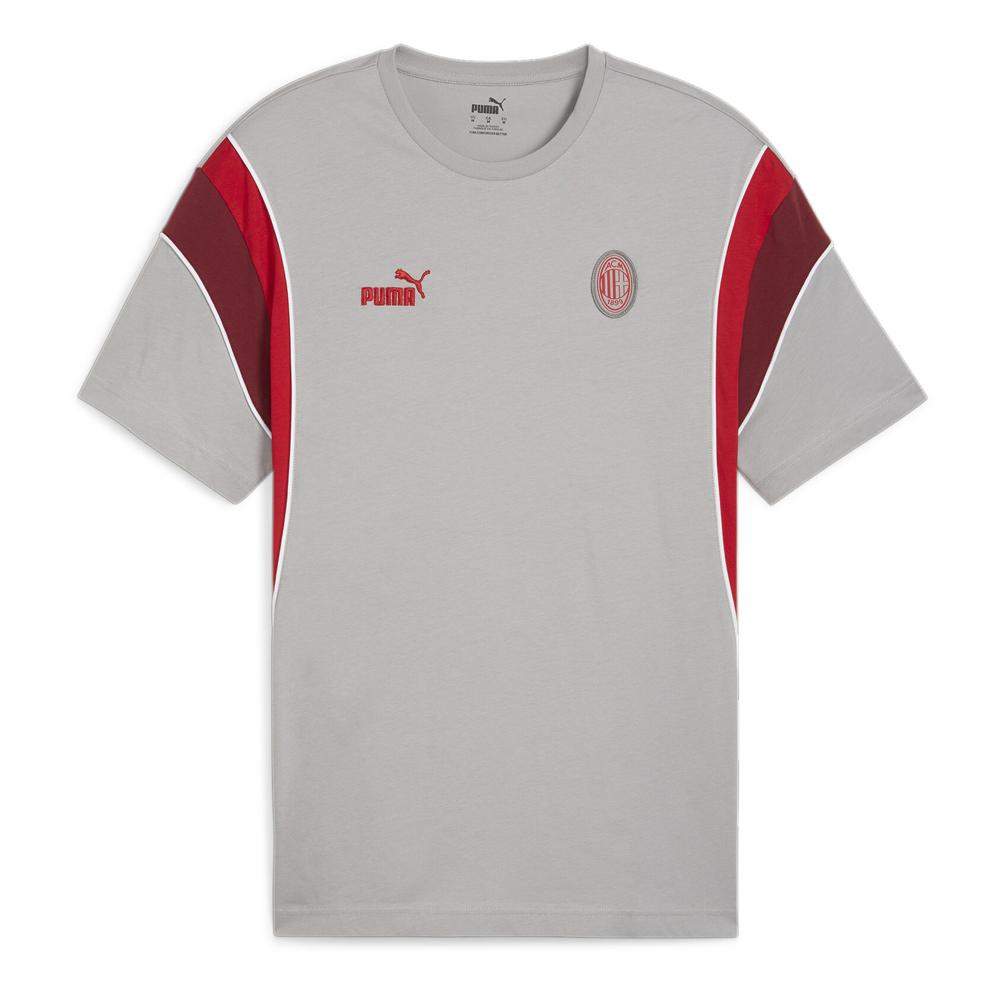 Puma AC Milan T-shirt Gris/Bordeaux Homme Puma Ftblarchive