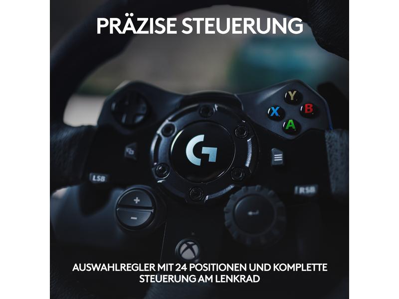 Logitech Lenkrad G923 TRUEFORCE für Xbox One / Series X / P Hochleistungs-Lenkrad- und Pedal-Set für Rennsimulationen