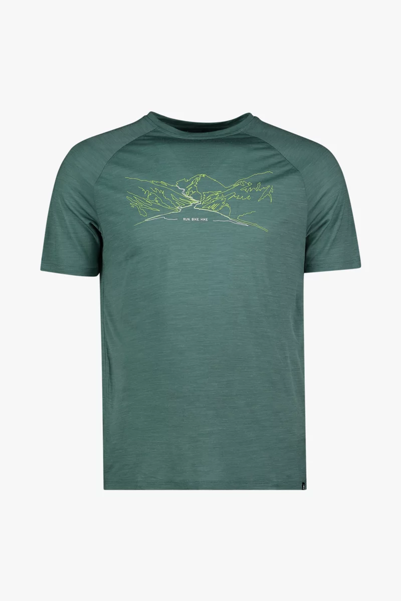 Odlo Ascent Performance Wool 130 RUN. BIKE. HIKE. Herren T-Shirt