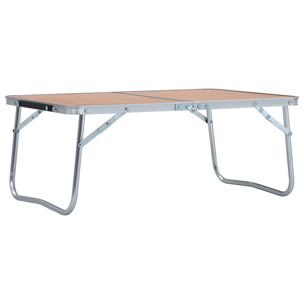 Mesa de camping dobrável em alumínio Vidaxl