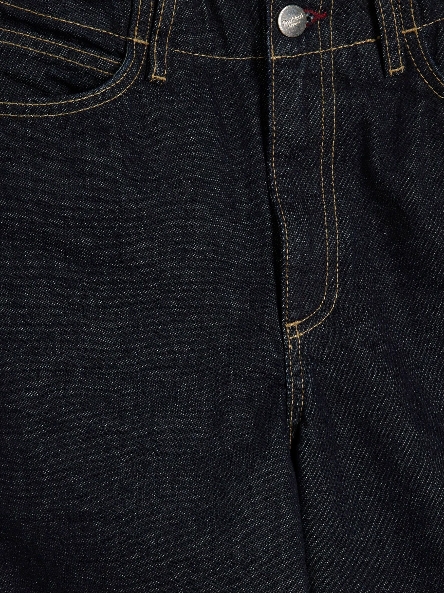 Indigo - River Island Seamed Barrel Jeans