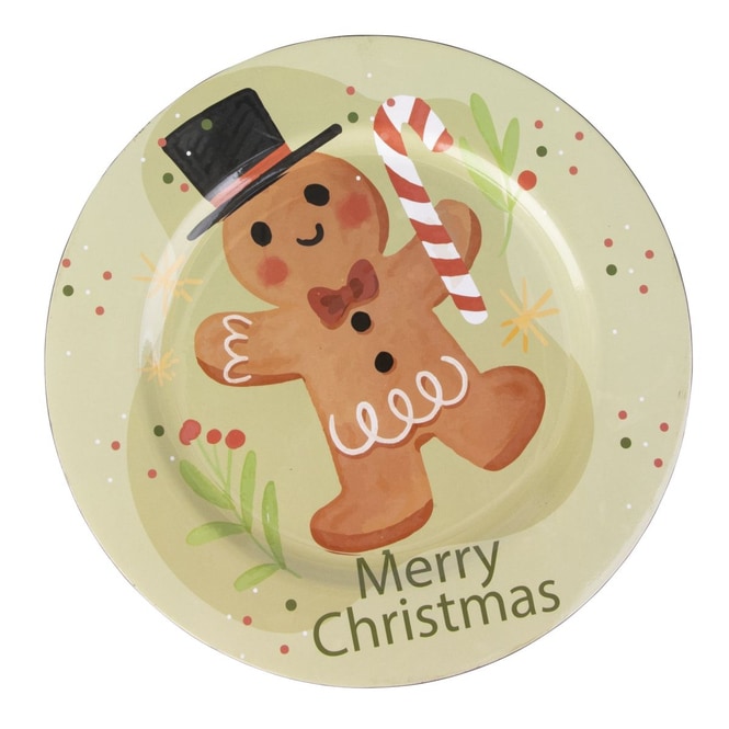 Plätzchenteller - Merry Christmas - Ø ca. 33 cm - 1 Stück