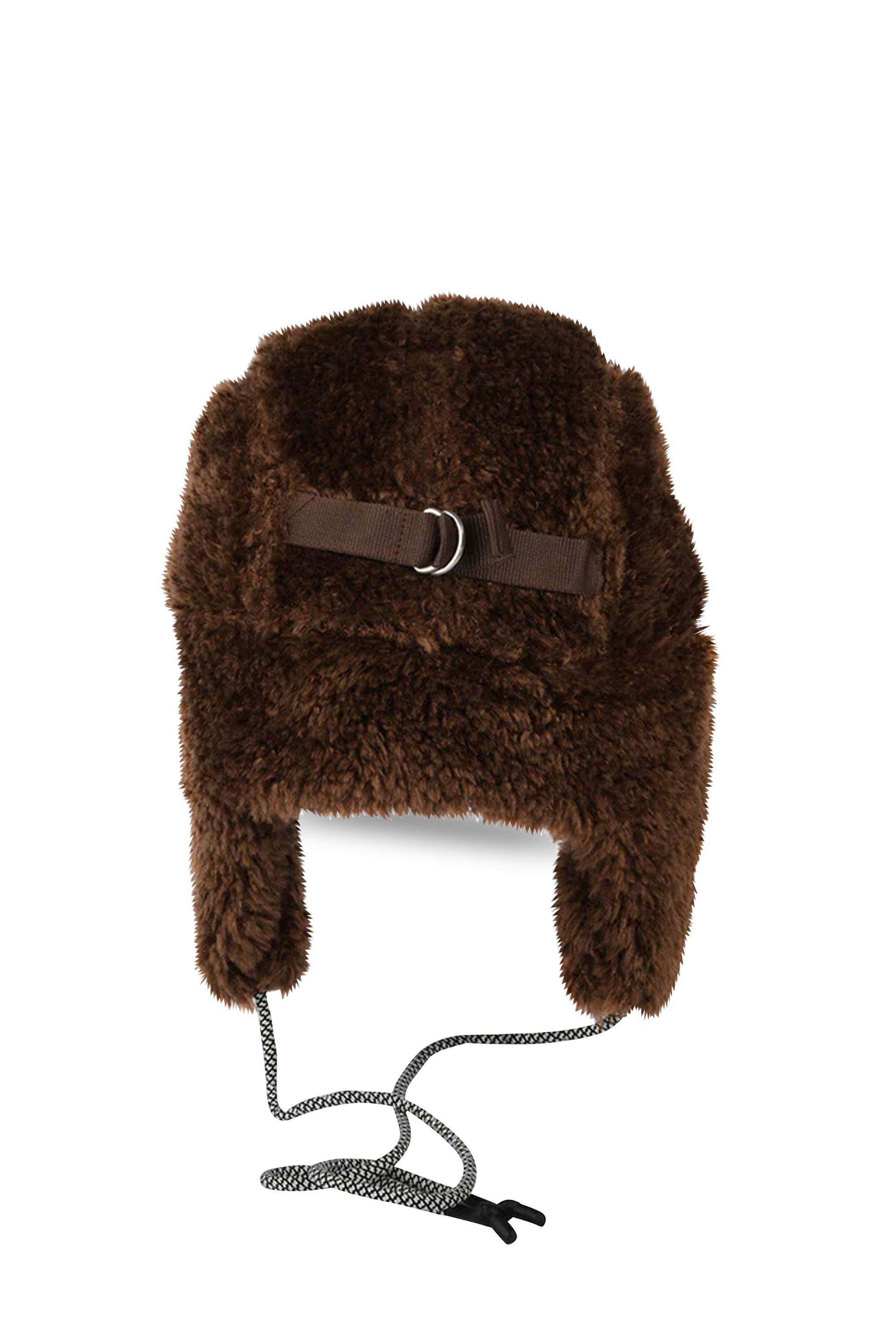 KANGOL Chapka FAUX SHEARLING UTIL Marron
