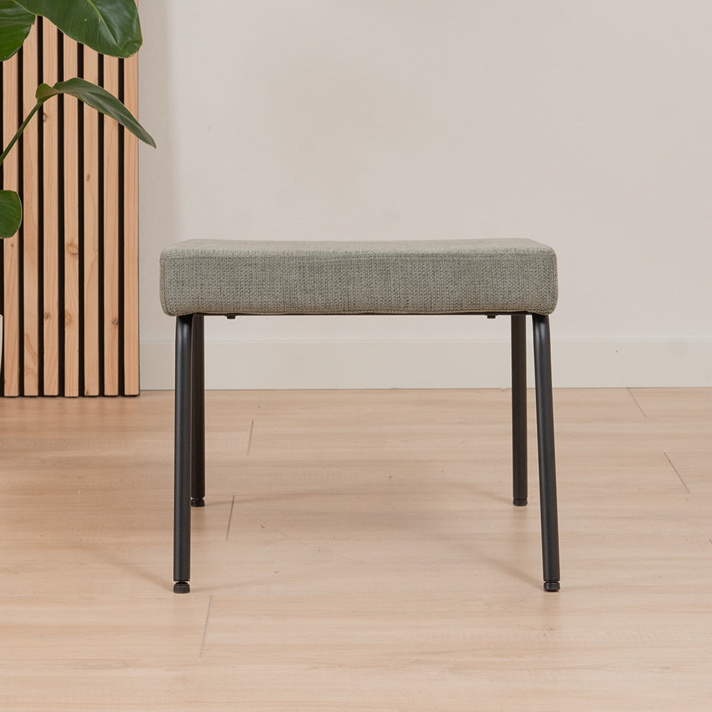 Bronx71 Hocker Espen groen gerecyclede stof