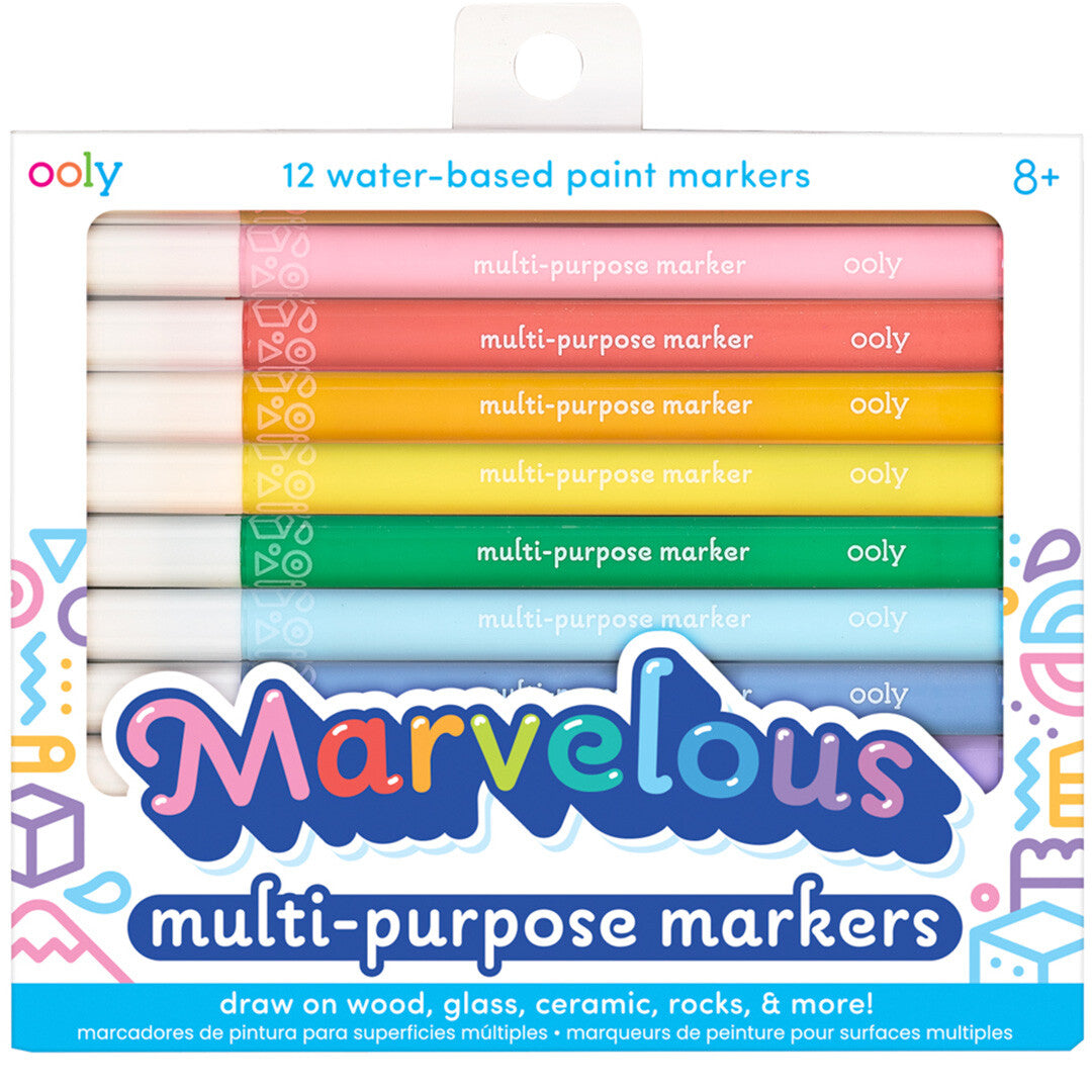 Ooly verfmarkers multifunctioneel -12st