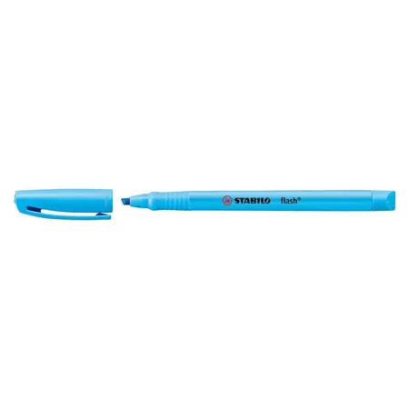 Textmarker - STABILO flash - blau