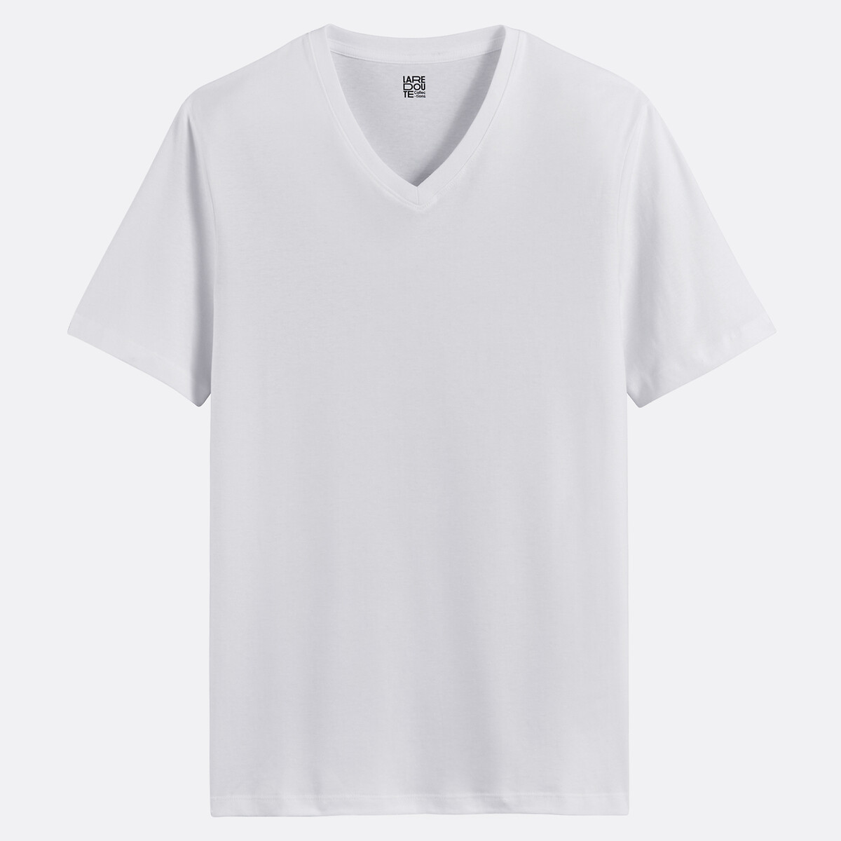 COLEÇÃO LA REDOUTE<br>Camiseta de manga curta com decote em V