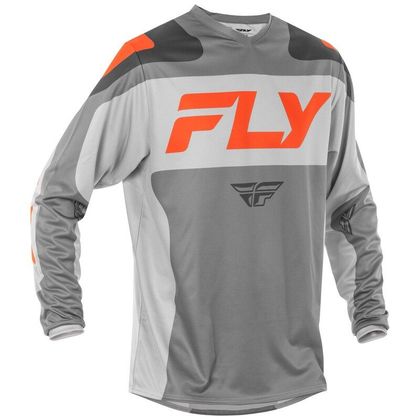 Maillot cross Fly F-16 2025 - Gris / Rouge