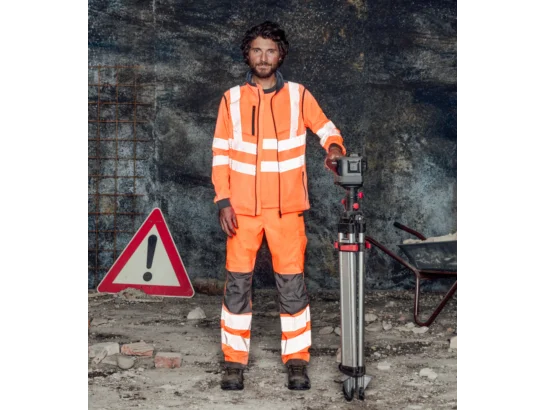 Pantalon de travail haute-visibilité EN 20471 2 Neon Würth MODYF orange anthracite