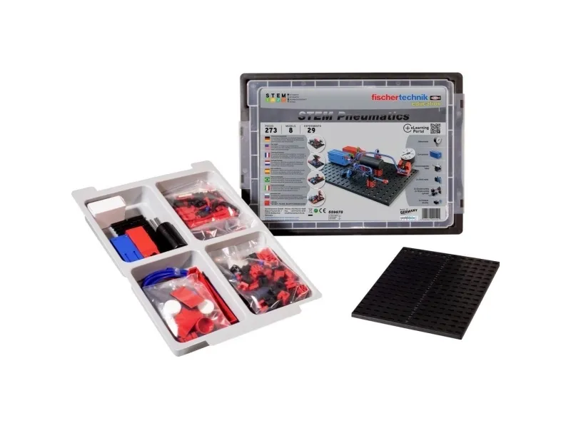 fischertechnik education STEM Pneumatics MINT Kits Byggesæt STEM Pneumatics 2-4 elever