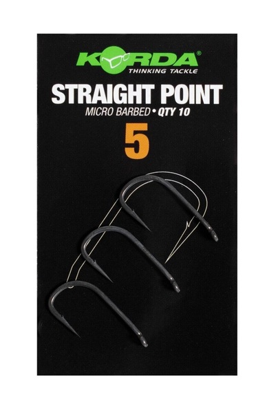 Hameçons Carpe Korda Straight Point Barbed (10 Pièces)